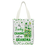 Thumbnail for Personalized Mom Grandma Patrick's Day Blessings Tote Bag , Gift For Irish Mom JonxiFon