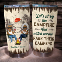 Thumbnail for Personalized Camping Partners For Life Husband And Wife Tumbler, Gift For Camping Lover CHI-THUY