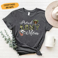 Thumbnail for Family US Army T-Shirt, Proud Army Mom Shirt