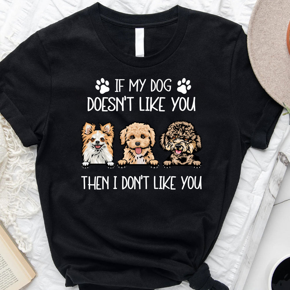 If My Dog Doesn't Like You Then I Don't Like You T-shirt