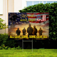 Thumbnail for All Gave Some, Some Gave All Veteran Lawn Sign, 4th Of July Decoration