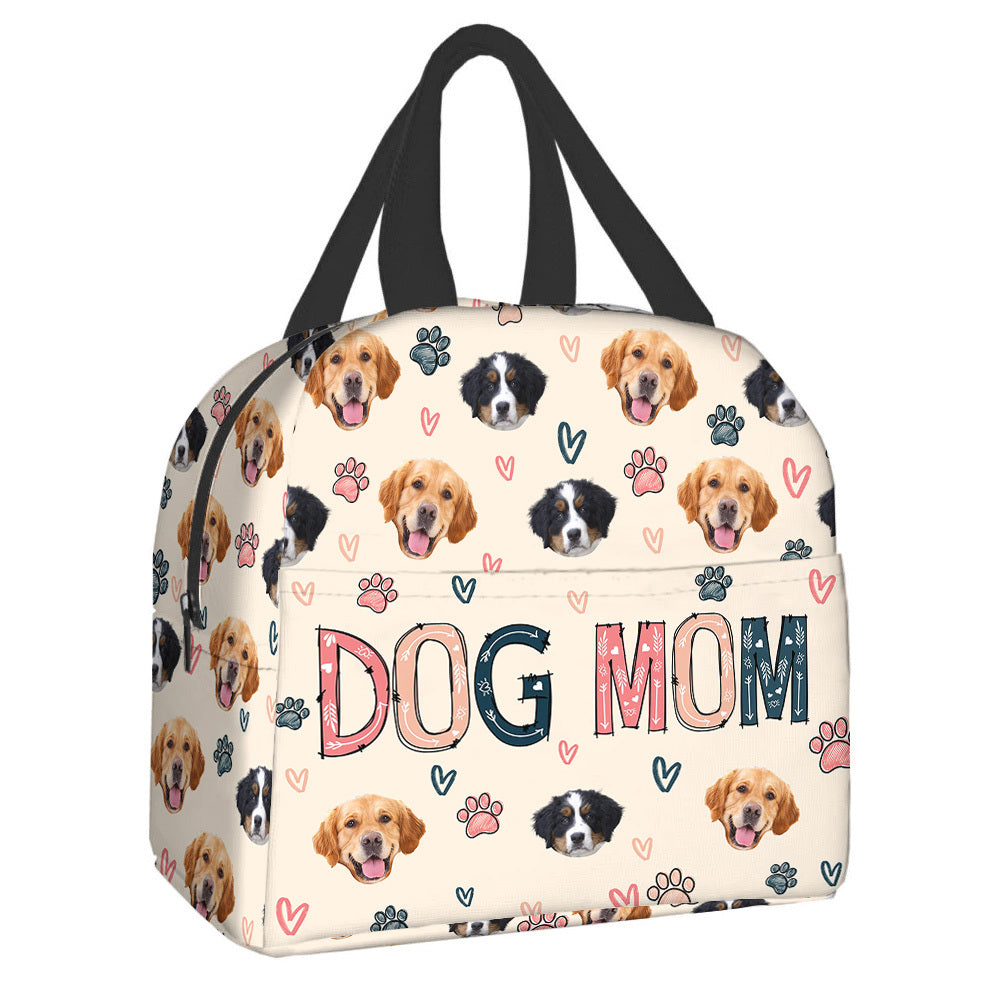 Personalized Dog Mom Lunch Bag, Gift For Pet Lovers AI