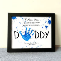 Thumbnail for I Love You More Than The Stars Photo Frame, Kids Handprint Keepsake