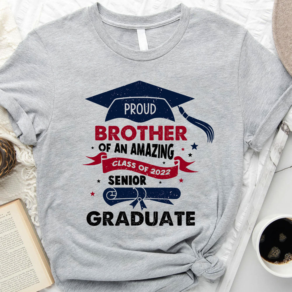 Proud Brother Of An Amazing Class Of 2022 Graduation T-shirt