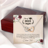 Thumbnail for I Want You To Believe Deep In Your Heart Graduation Message Card Necklace