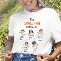 Thumbnail for Personalized This Mom Grandma Belongs To Kids T-shirt, Gift For Mom Mother's Day CustomCat