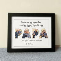 Thumbnail for You Are My Superhero Papa Collage Photo Frame, Gift For Grandpa