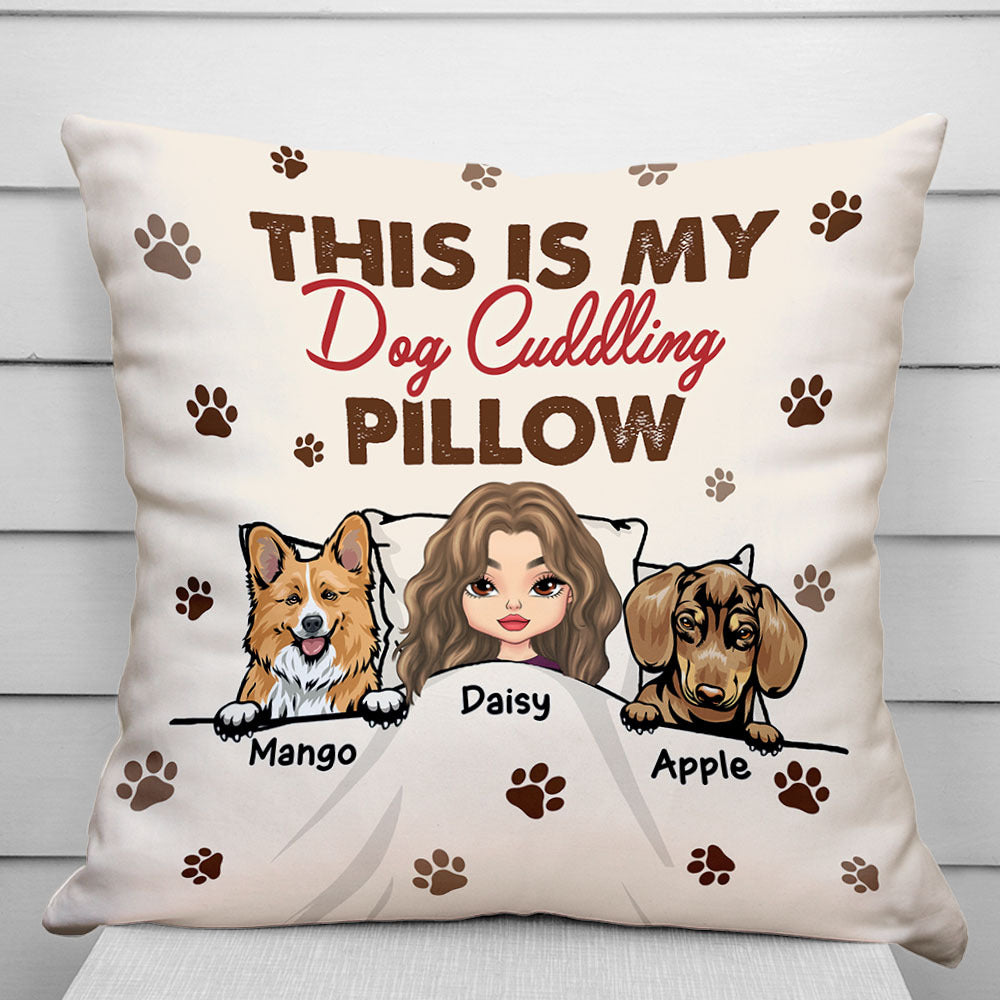 Personalized This Is My Favorite Pillow Dog Cat Girl Pillow, Gift For Family