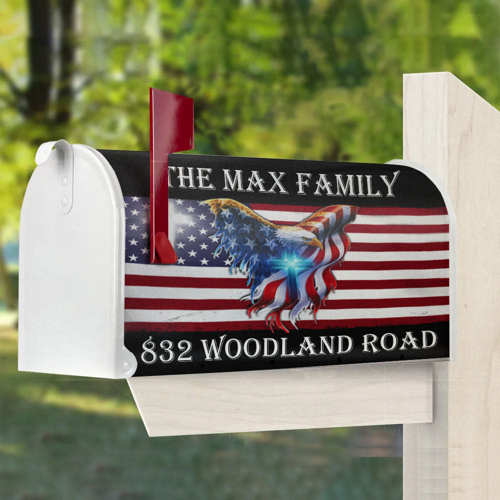 Eagle America Flag Magnetic Mailbox Cover