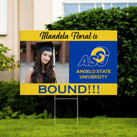 Thumbnail for Bound Graduation Lawn Sign With Stake, Photo Yard Sign