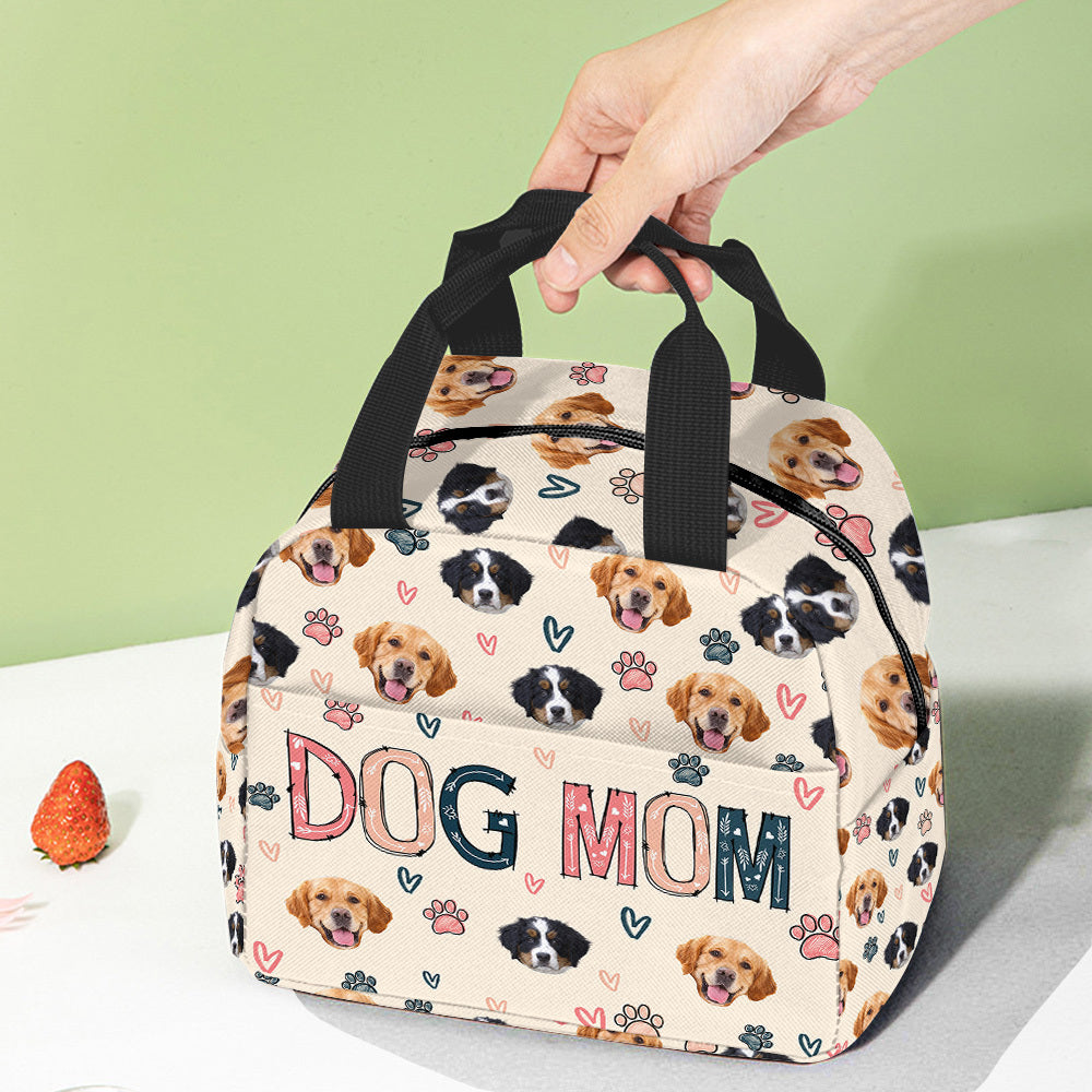 Personalized Dog Mom Lunch Bag, Gift For Pet Lovers AI