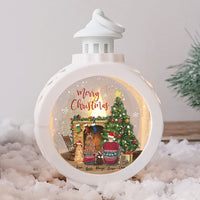 Thumbnail for Custom Couples & Their Pets Christmas Family LED Light Ornament, Christmas Gift