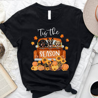 Thumbnail for 'Tis The Season Dog Fall Tshirt, Custom Dog Gift CustomCat