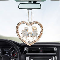 Thumbnail for I Want To Hold Your Hand At 80 Personalized Acrylic Car Ornament