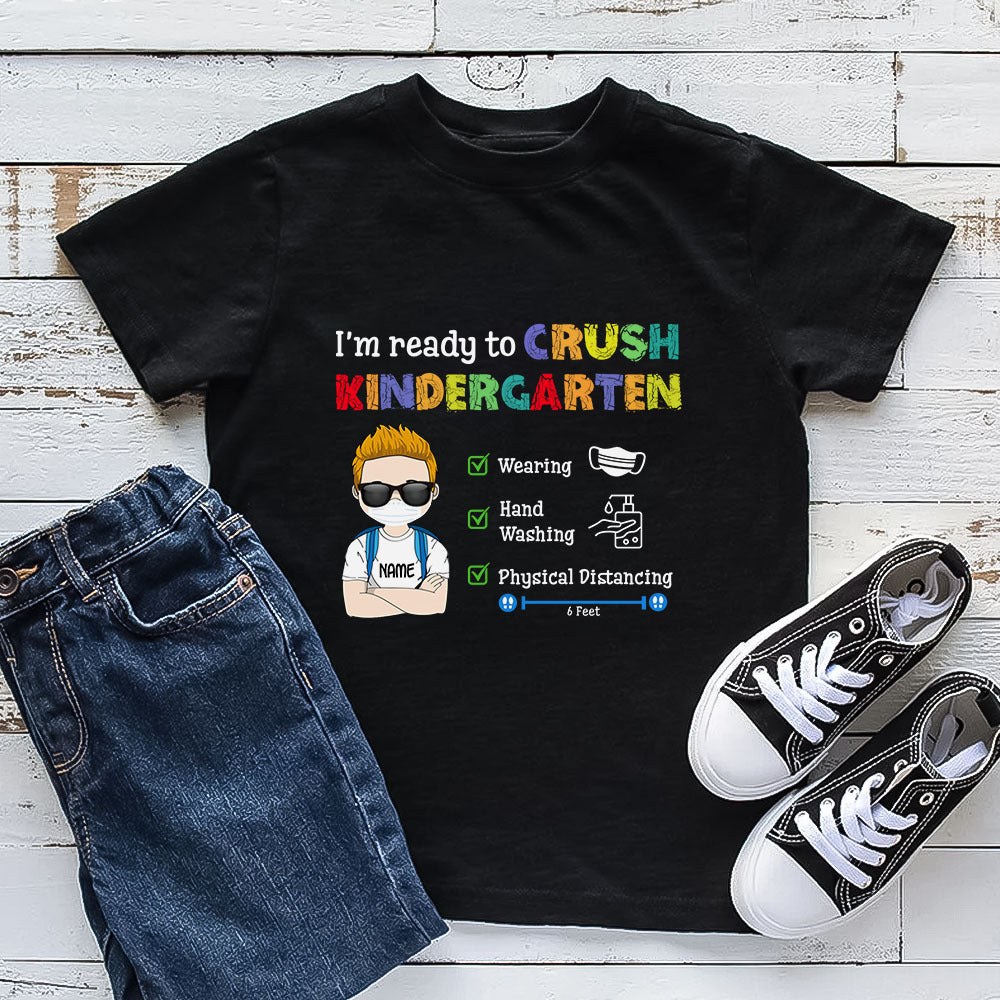 Back To School Guidelines Kid T-Shirt, Custom Kid Tees