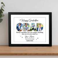 Thumbnail for Custom Happy Graduation Photo Picture Frame, Graduation Gift