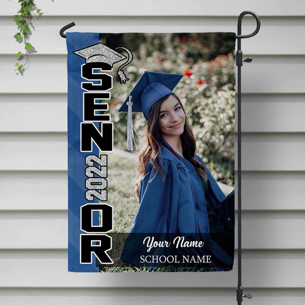 Senior 2022 Graduation Garden Flag, Graduation Gift