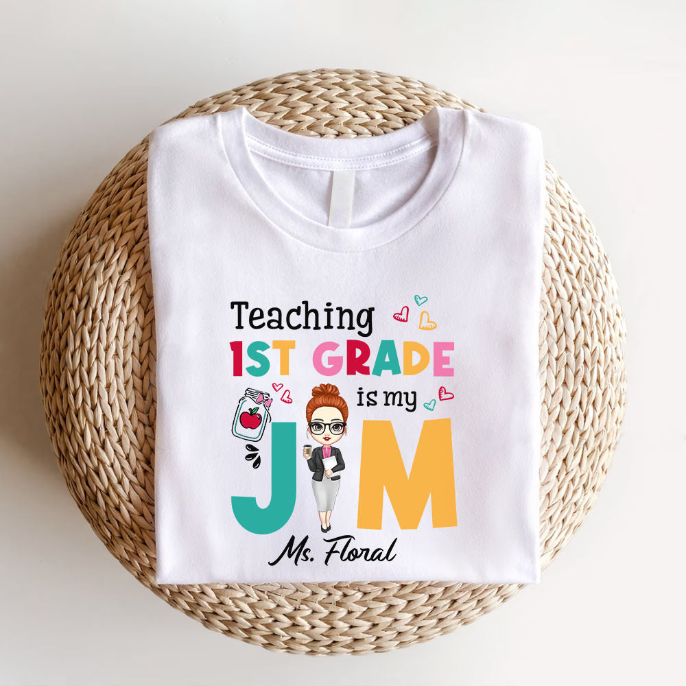 Teaching Is My Jam Teacher Tshirt, DIY Back To School Gift