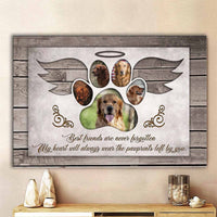 Thumbnail for Best Friends Are Never Forgotten Canvas Wall Art, Pet Loss Gift