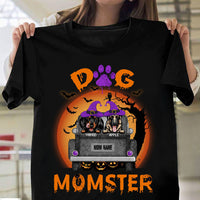 Thumbnail for Dog Momster Halloween Truck T-shirt/ Hoodie, Gift for Dog Lovers CustomCat