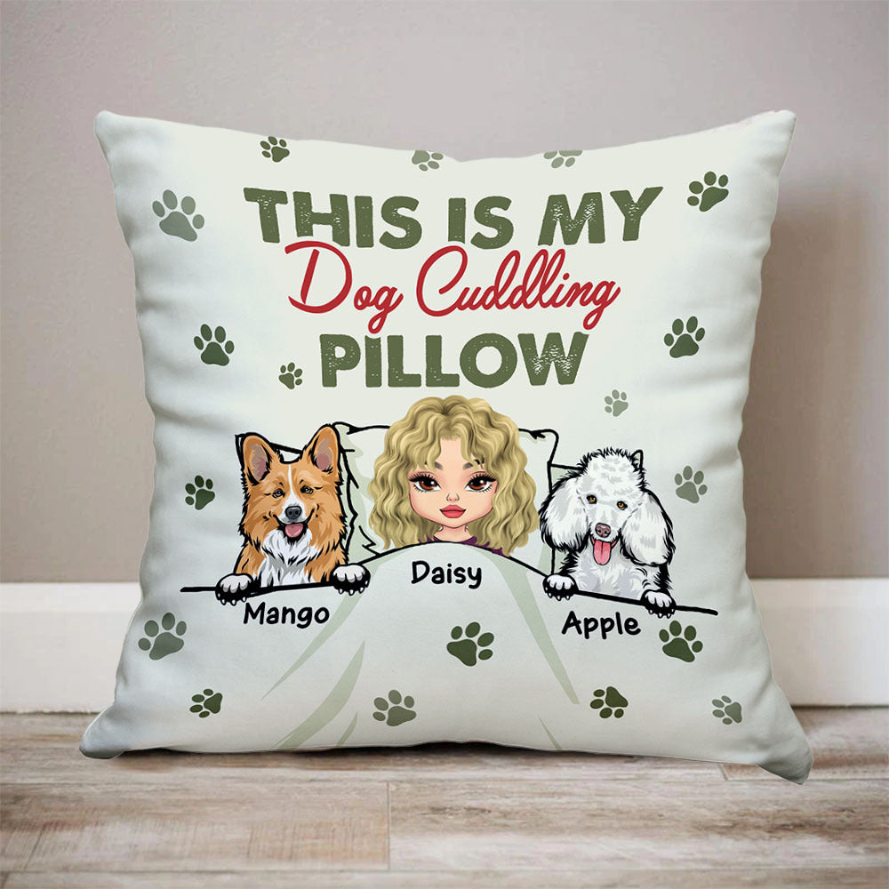 Personalized This Is My Favorite Pillow Dog Cat Girl Pillow, Gift For Family