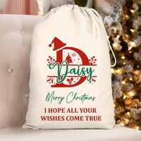 Thumbnail for Custom Christmas Monogram With Name Christmas Bag, Christmas Gift YHN-THUY