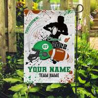 Thumbnail for Rugby Ball Graduation Garden Flag, Football Garden Flag