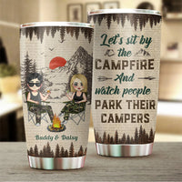 Thumbnail for Personalized Camping Partners For Life Husband And Wife Tumbler, Gift For Camping Lover CHI-THUY