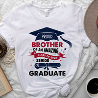 Thumbnail for Proud Brother Of An Amazing Class Of 2022 Graduation T-shirt