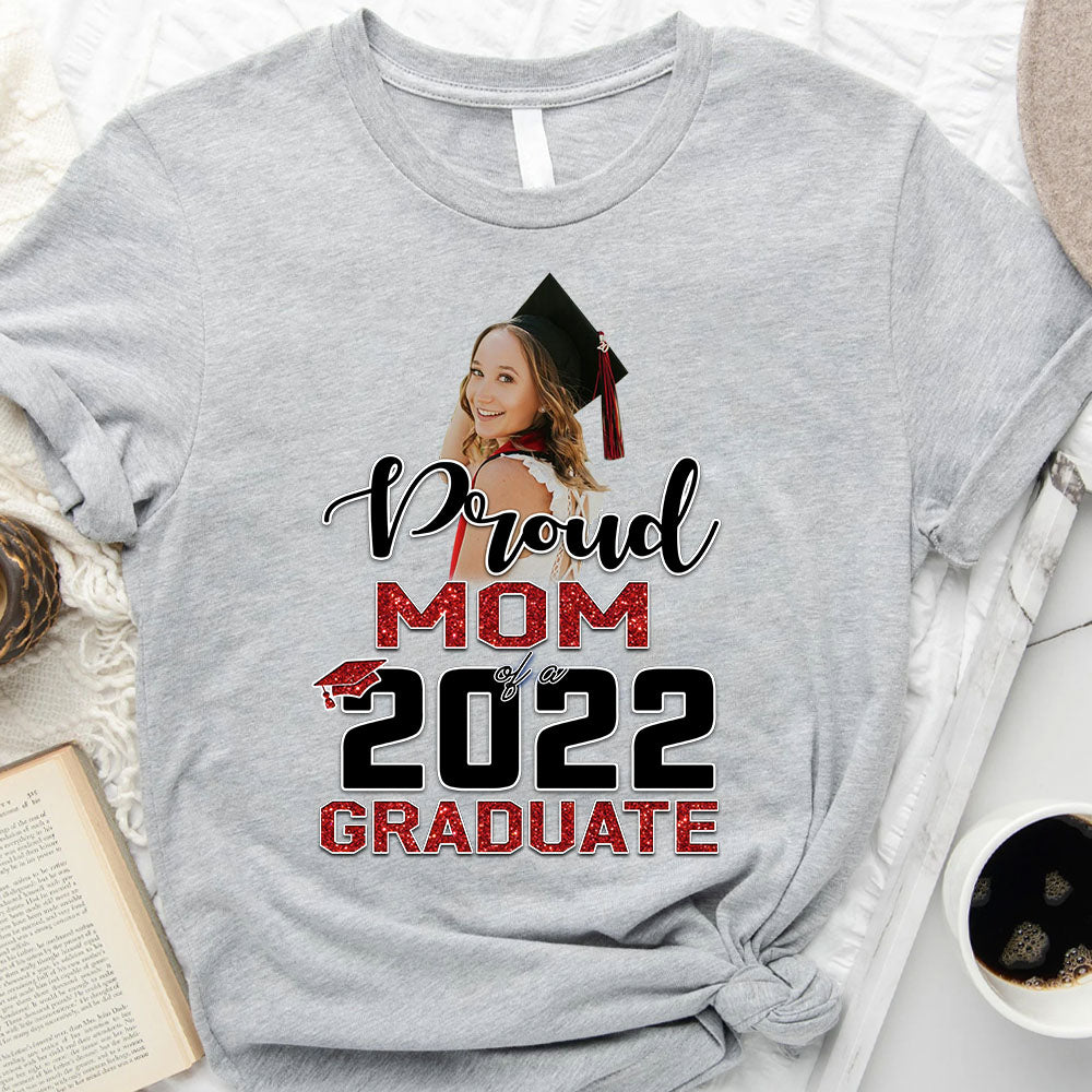 Custom Photo Proud Family Graduation Shirt