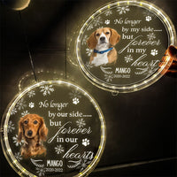 Thumbnail for Personalized Led Acrylic Ornament - Memorial Gift For Pet Lovers - No Longer By My Side Pet Photo