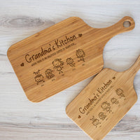 Thumbnail for Grandma's Kitchen Personalized Wood Cutting Board