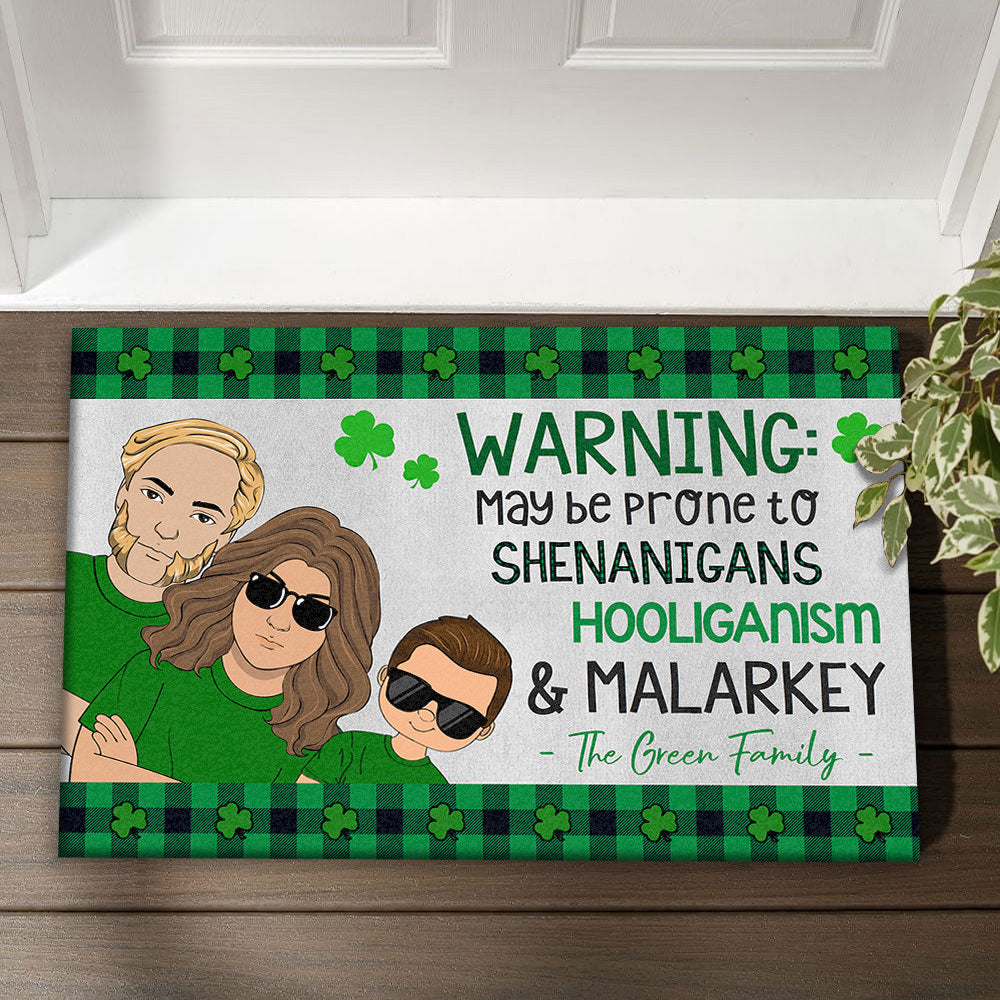 Personalized Irish Blessing Doormat, St Patricks Day Decor Home AB