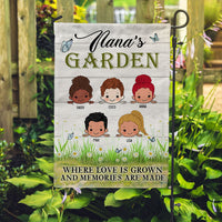 Thumbnail for Nana's Garden Where Love Is Garden Flag, Grandma Gift