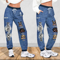 Thumbnail for Custom Dog Mom Dog Dad Jeans Pattern Sweatpants, Best Gift For Dog Lovers Dung- Thuy