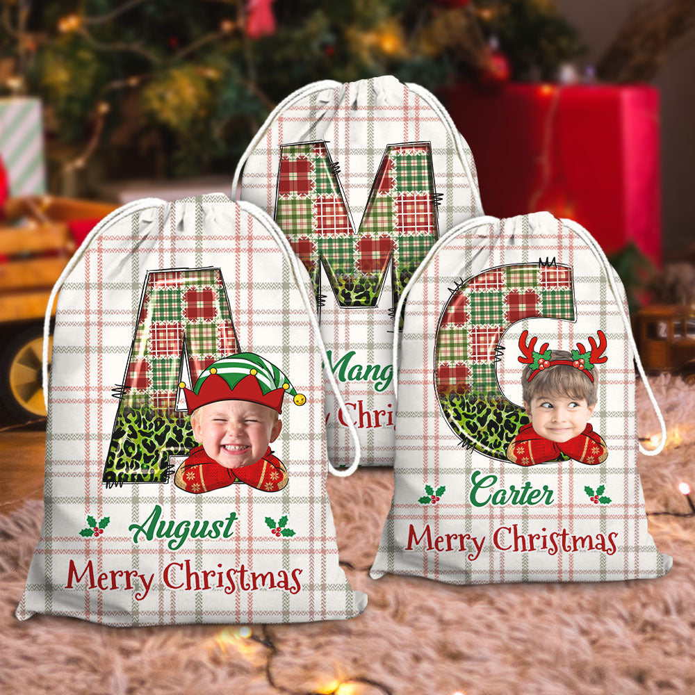 Personalized Santa Sack - Christmas Gift For Family - Christmas Letter With Name