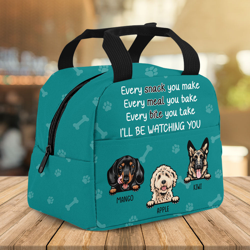 Personalized Dog Every Snack You Make Lunch Bag, Gift For Dog Mom AI