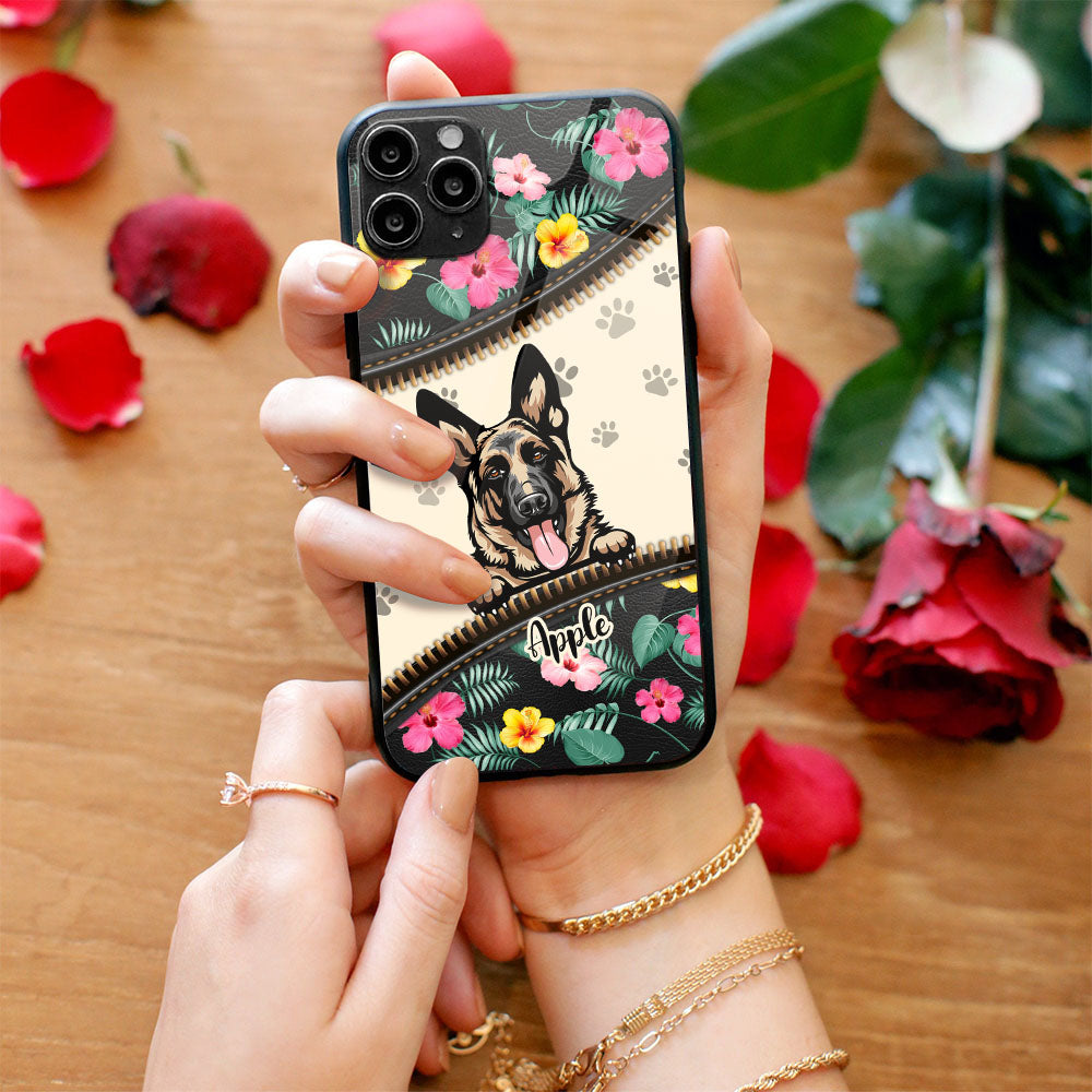 Flower Dog Breed - Customized Phone Case