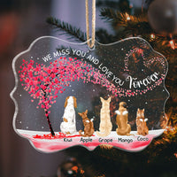 Thumbnail for Personalized Dog Acrylic Ornament Custom Cat Name Breed Christmas Gift