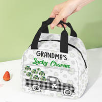 Thumbnail for Personalized Kids Grandma Lucky Charms Irish Lunch Bag, Gift For Patrick's Day AI