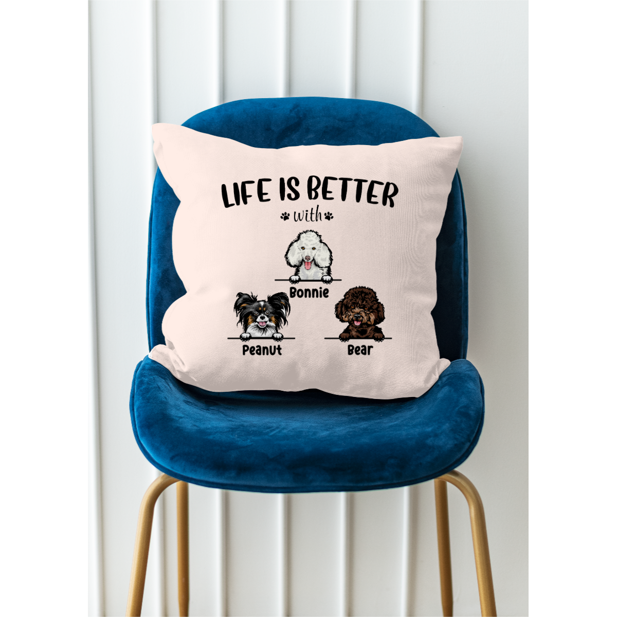 Fluffy Gifts For Dog Lovers - Personalized Pillow - Jonxifon