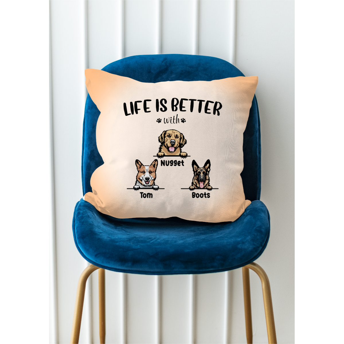 Fluffy Gifts For Dog Lovers - Personalized Pillow - Jonxifon