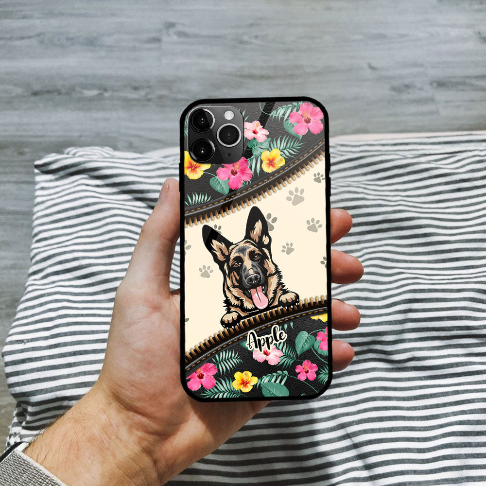 Flower Dog Breed - Customized Phone Case