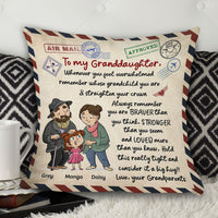 Thumbnail for Personalized Letter To My Grandson Granddaughter Pillow, Gift For Grandpa Grandma CHI-THUY