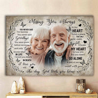 Thumbnail for Missing You Always Memorial Personalized Canvas