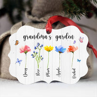 Thumbnail for Personalized Grandma Garden Christmas Benelux MDF Ornament CHI-YEN