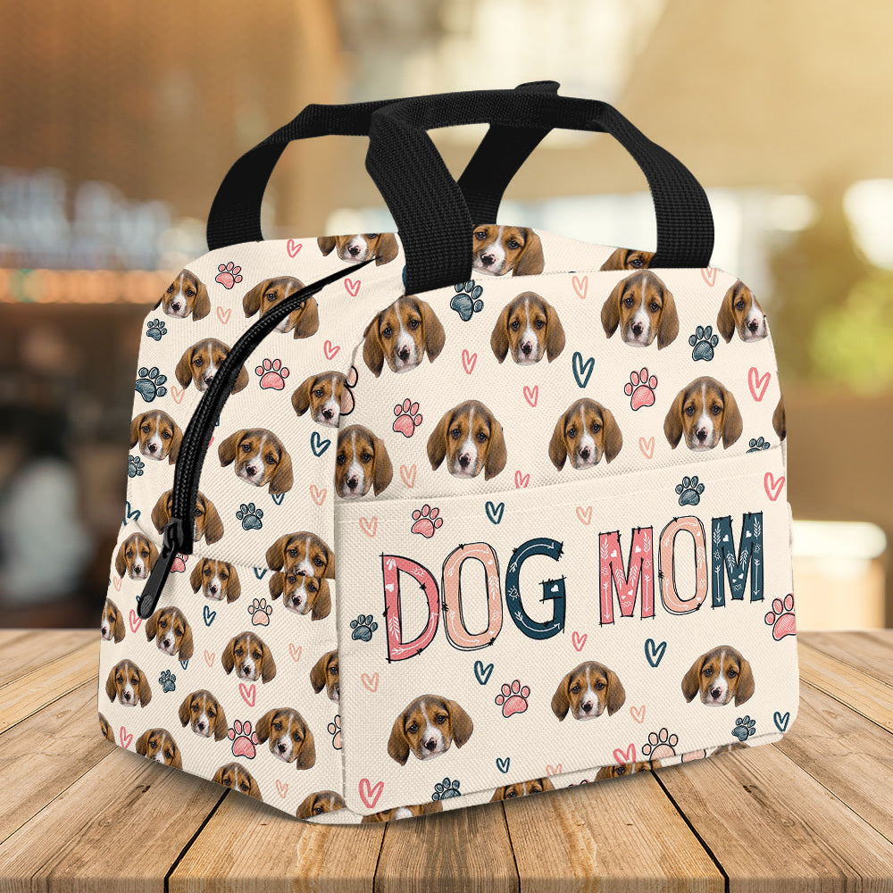 Personalized Dog Mom Lunch Bag, Gift For Pet Lovers AI