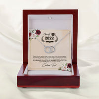 Thumbnail for I Want You To Believe Deep In Your Heart Graduation Message Card Necklace