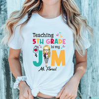 Thumbnail for Teaching Is My Jam Teacher Tshirt, DIY Back To School Gift