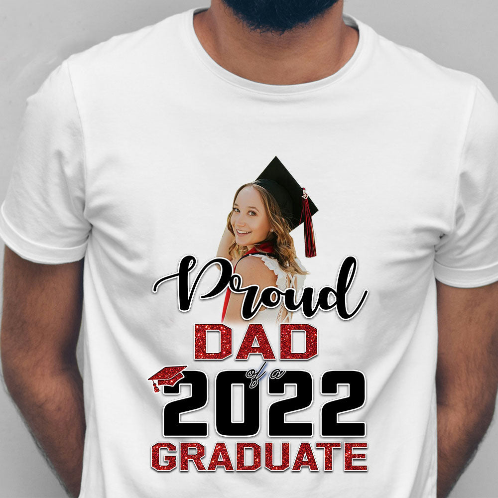 Custom Photo Proud Family Graduation Shirt